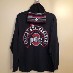 NWT Ohio State Long Sleeve Shirt and Beanie Set